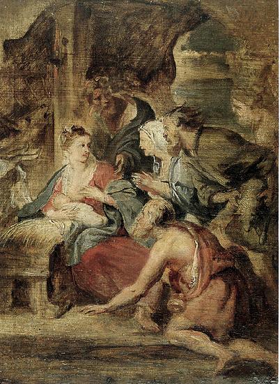 Peter Paul Rubens Anbetung der Hirten oil painting image